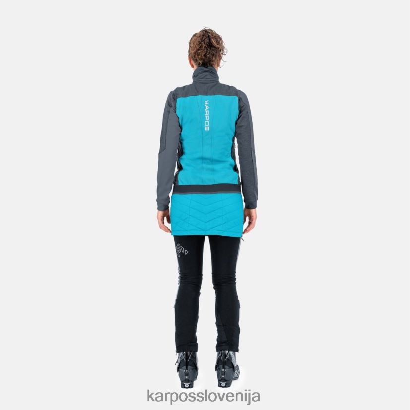 telovnik| modri atol/temni skrilavec P4ZDFZ1081 Karpos brezrokavnik alagna plus evo w ženske