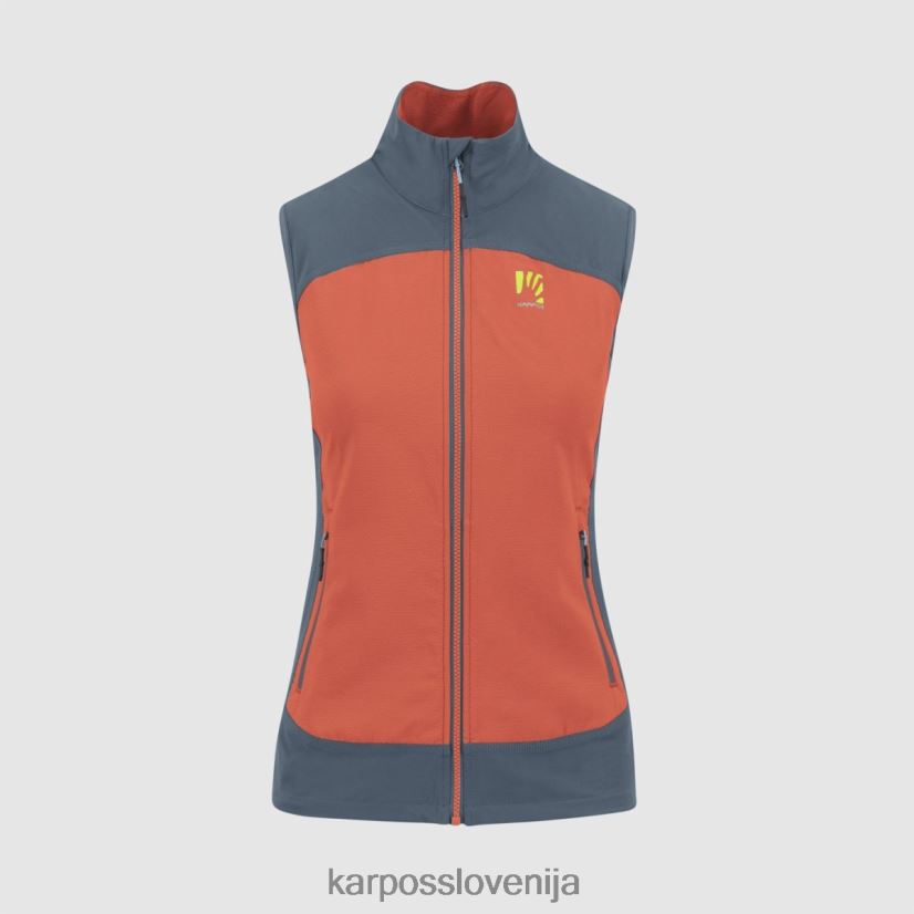 telovnik| vroče korale/vintage indigo P4ZDFZ1102 Karpos parete s telovnikom ženske