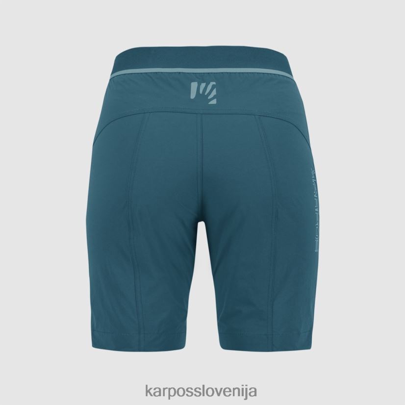 kratek| corsair/jadransko modra P4ZDFZ1559 Karpos tre cime na bermudah ženske