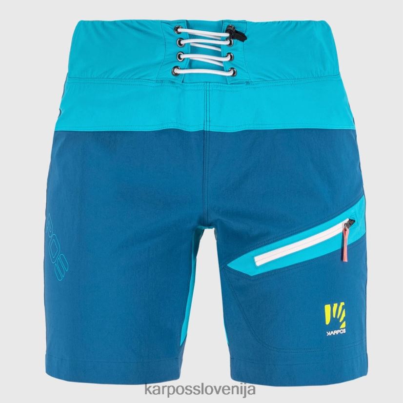 kratek| maroška modra/modra ptica P4ZDFZ1576 Karpos val di dentro na bermudah ženske