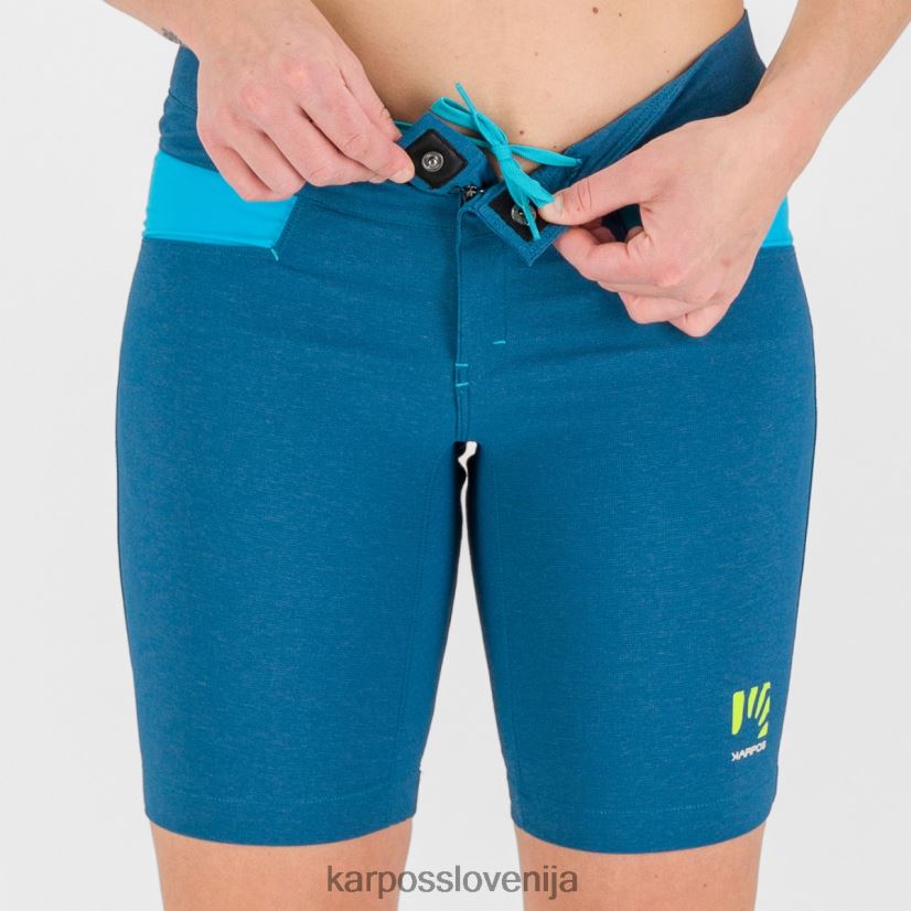 kratek| maroška modra/modra ptica P4ZDFZ1616 Karpos dolada na bermudah ženske
