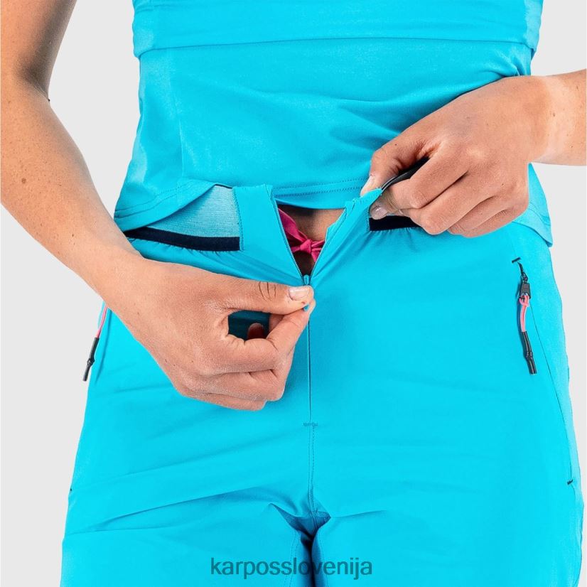 kratek| modri atol/kapitan neba P4ZDFZ1561 Karpos tre cime na bermudah ženske