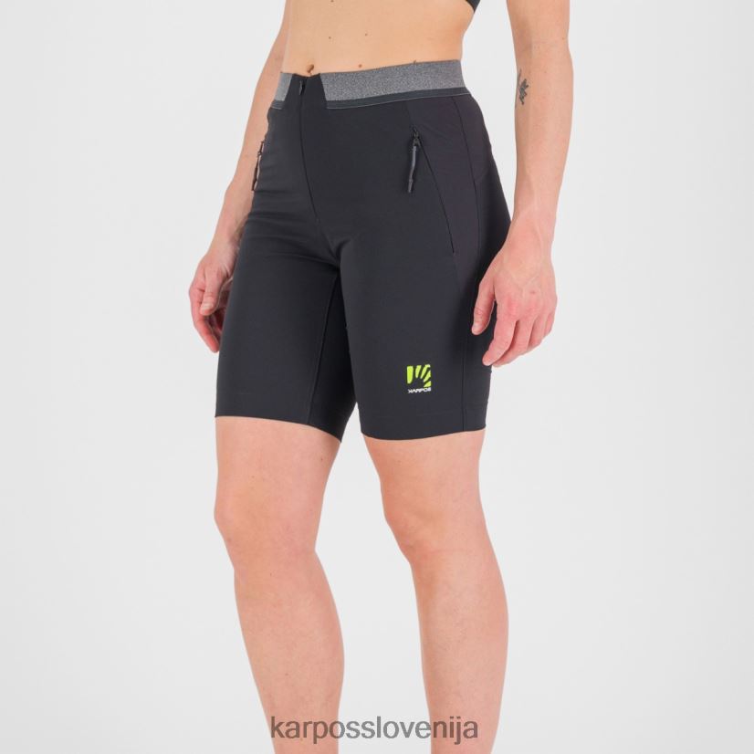 kratek| črna/temno siva P4ZDFZ1562 Karpos tre cime na bermudah ženske