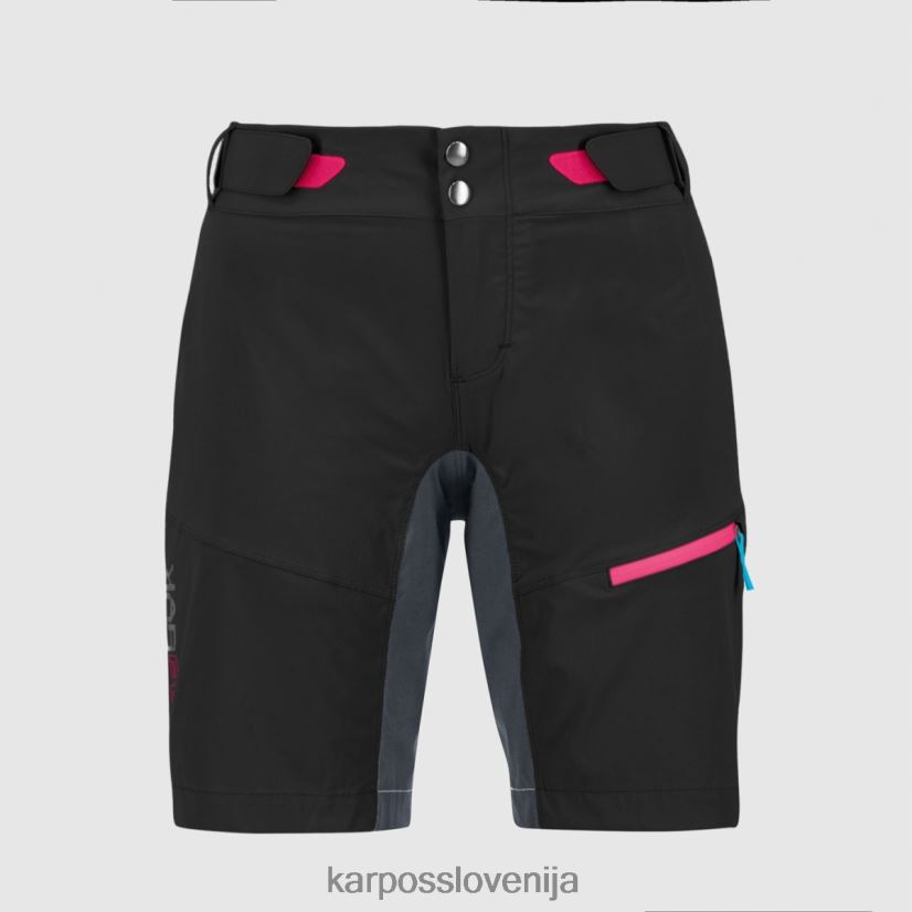 kratek| črna/temno siva P4ZDFZ1580 Karpos val viola w kratek ženske