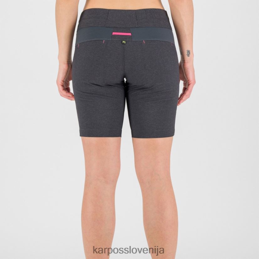 kratek| črna/temno siva P4ZDFZ1615 Karpos dolada na bermudah ženske