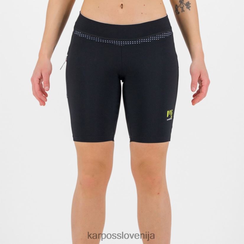 kratek| črnobela P4ZDFZ1595 Karpos lahkoten na bermudah ženske