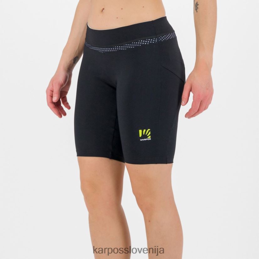 kratek| črnobela P4ZDFZ1595 Karpos lahkoten na bermudah ženske