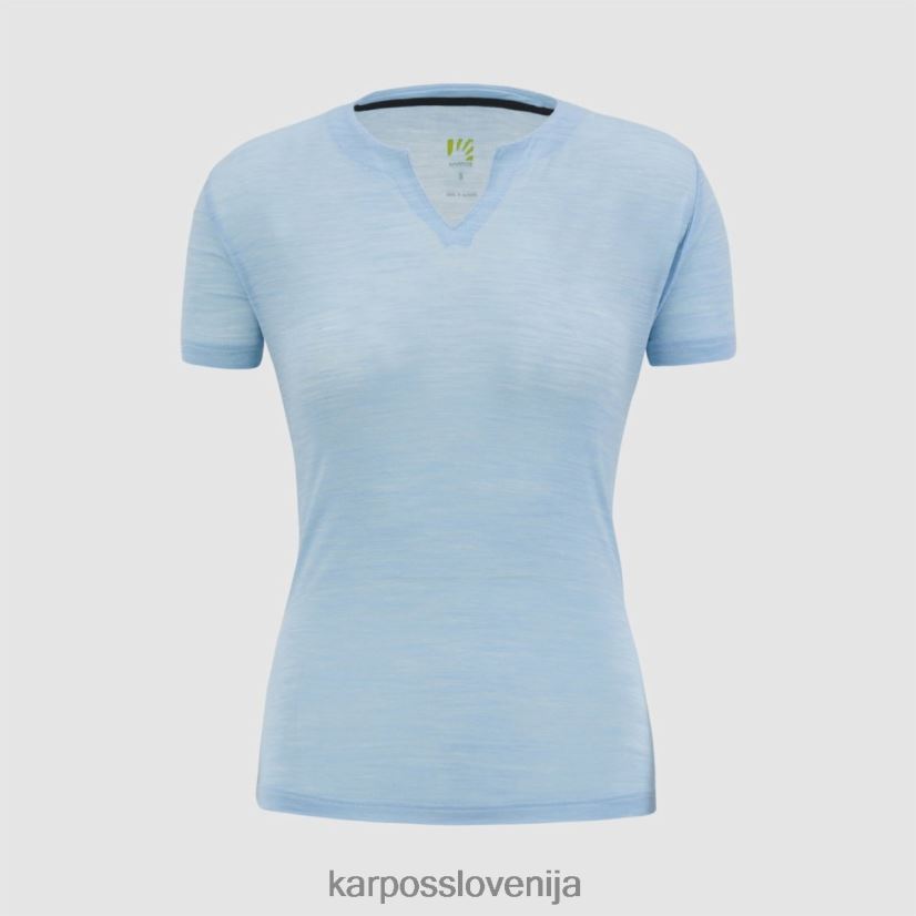 majica| akvamarin P4ZDFZ1242 Karpos coppolo merino z majico ženske