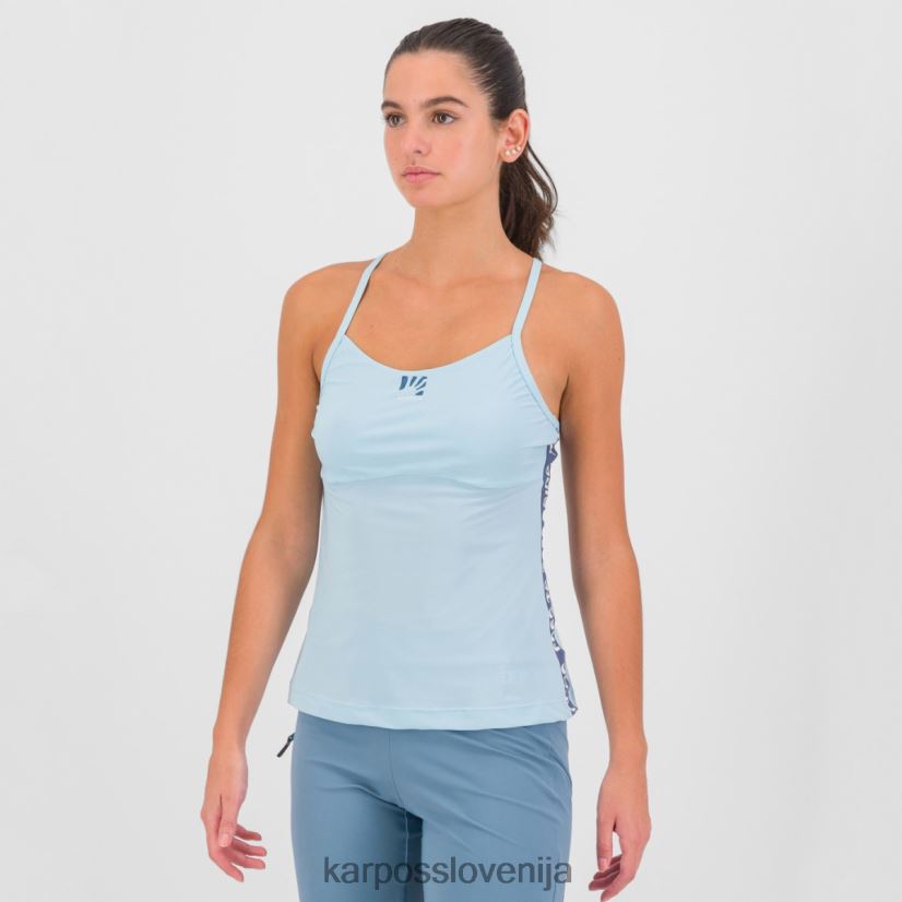 majica| akvamarin P4ZDFZ1286 Karpos easyfrizz z vrhom ženske