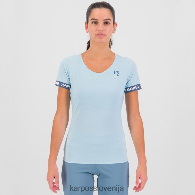 majica| akvamarin/vintage indigo P4ZDFZ1274 Karpos easyfrizz z majico ženske