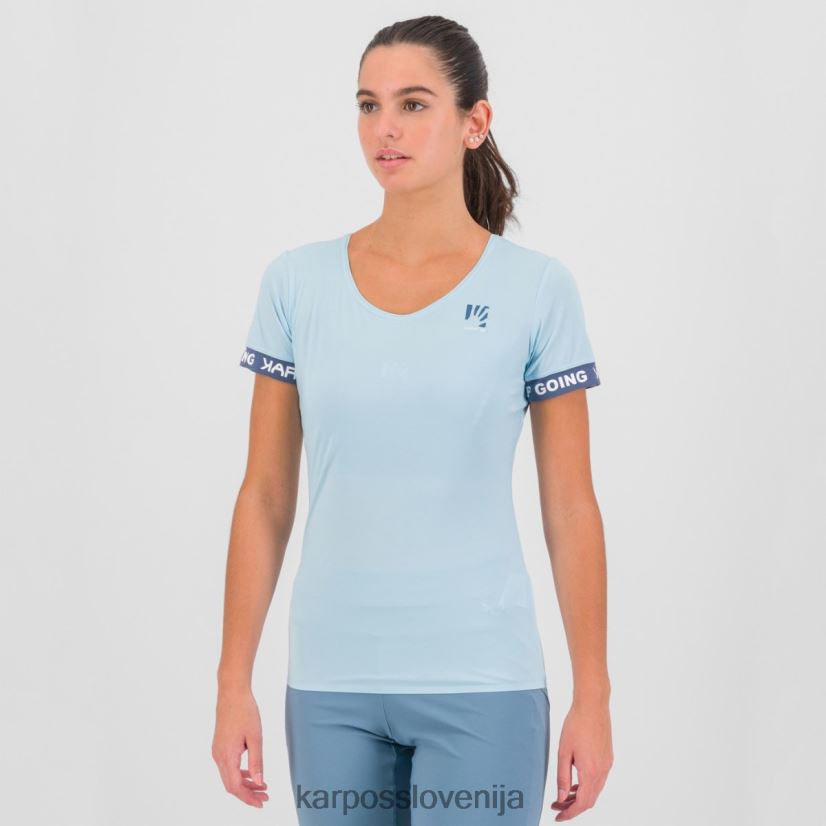 majica| akvamarin/vintage indigo P4ZDFZ1274 Karpos easyfrizz z majico ženske