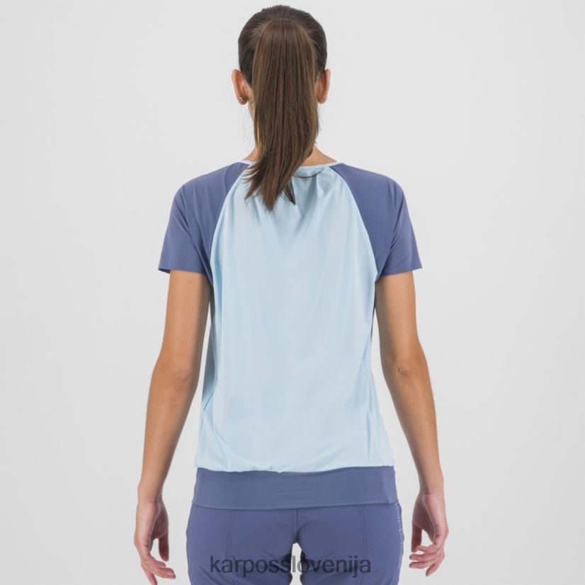 majica| akvamarin/vintage indigo P4ZDFZ1278 Karpos cengia z majico ženske