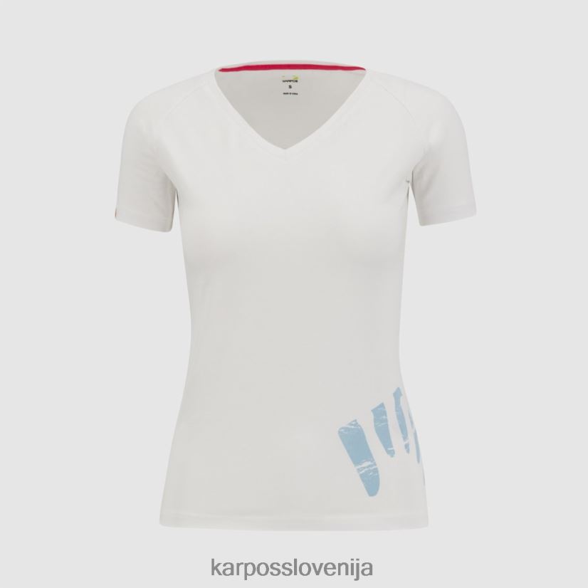 majica| bela P4ZDFZ1363 Karpos astro alpino z majico ženske