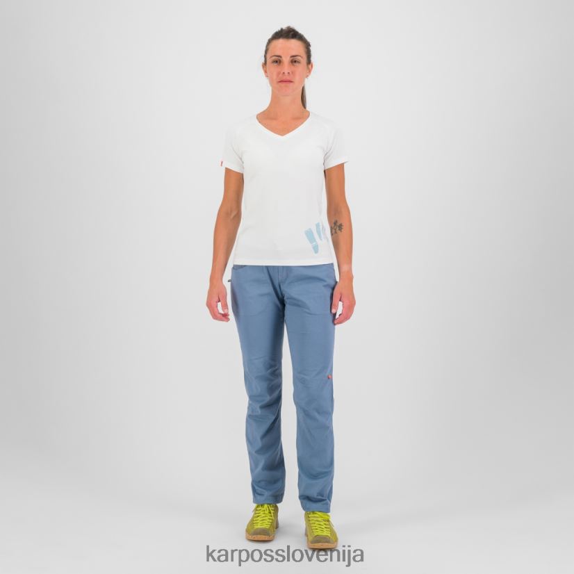 majica| bela P4ZDFZ1363 Karpos astro alpino z majico ženske