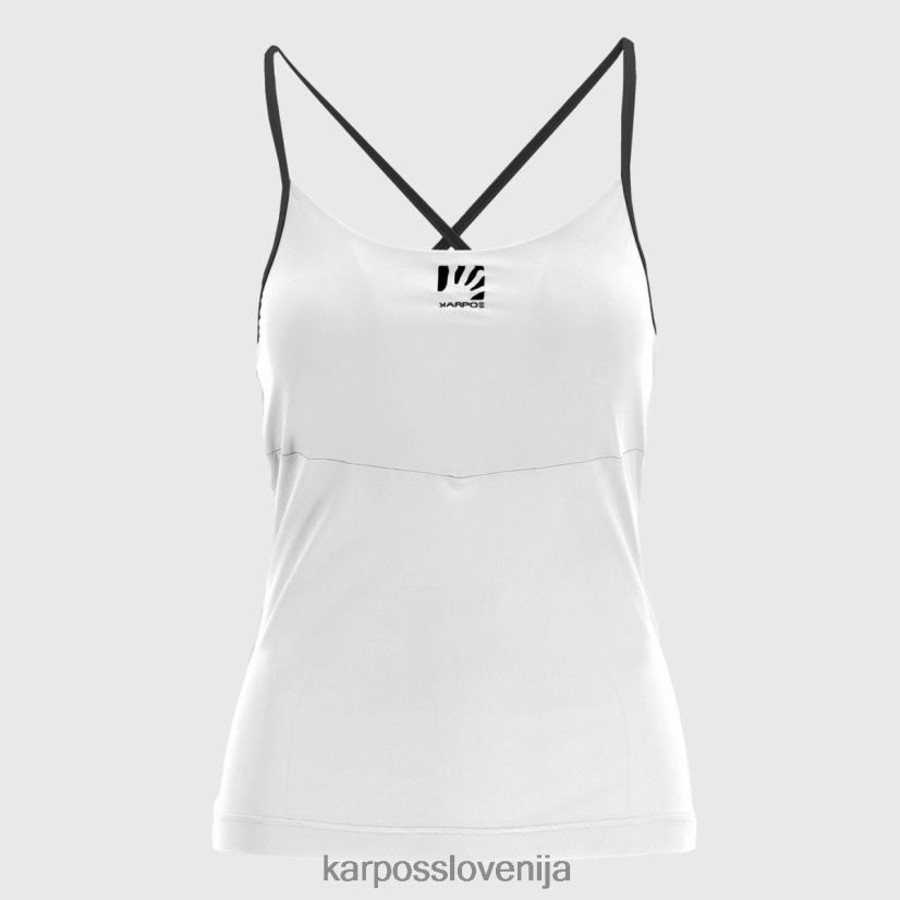 majica| bela/črna P4ZDFZ1289 Karpos easyfrizz z vrhom ženske