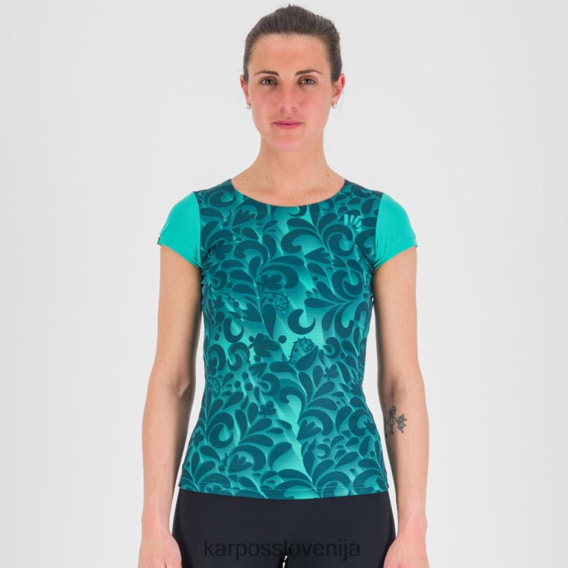 majica| bluebird/maroško modra P4ZDFZ1307 Karpos loma tisk z dresom ženske