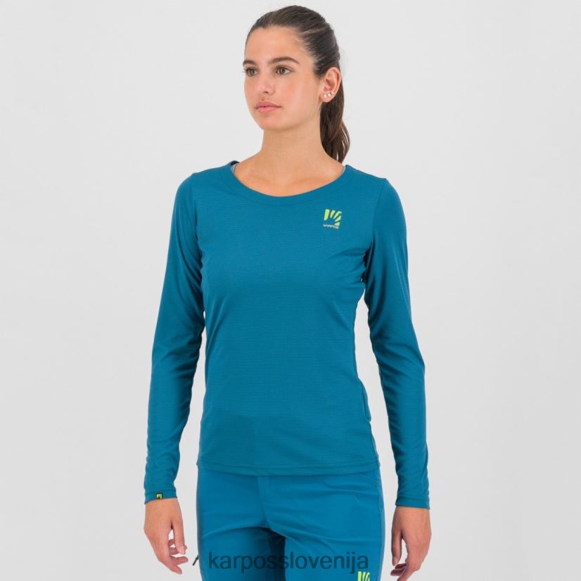 majica| corsair/adriatic blue/lemon cu P4ZDFZ1311 Karpos loma w dres ls ženske