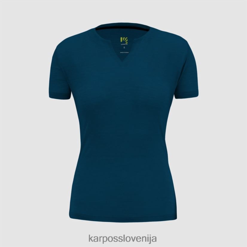 majica| gibraltarsko morje P4ZDFZ1241 Karpos coppolo merino z majico ženske