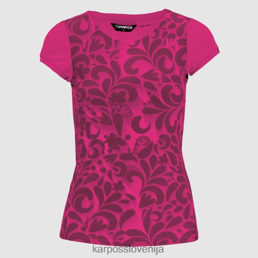 majica| kabaret/bela P4ZDFZ1309 Karpos loma tisk z dresom ženske