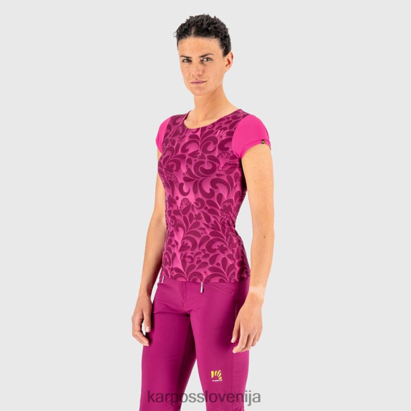 majica| kabaret/bela P4ZDFZ1309 Karpos loma tisk z dresom ženske