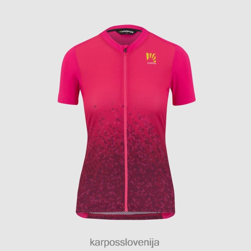 majica| kabaret/magenta meglica P4ZDFZ1229 Karpos verve evo w dres ženske
