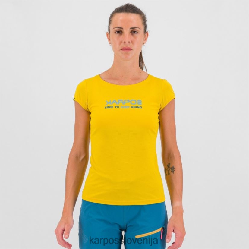 majica| limonin curry P4ZDFZ1357 Karpos val federia z majico ženske