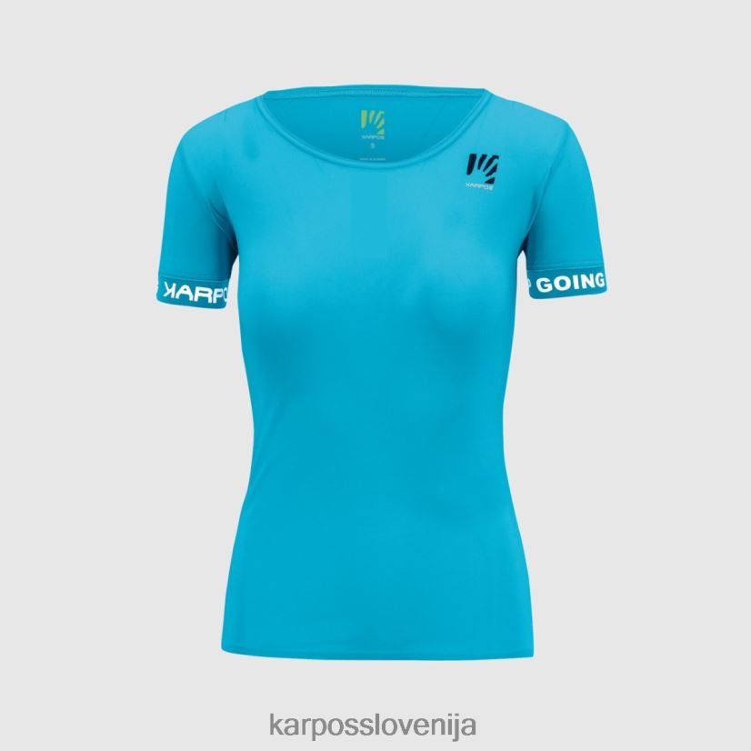 majica| modri atol P4ZDFZ1272 Karpos easyfrizz z majico ženske