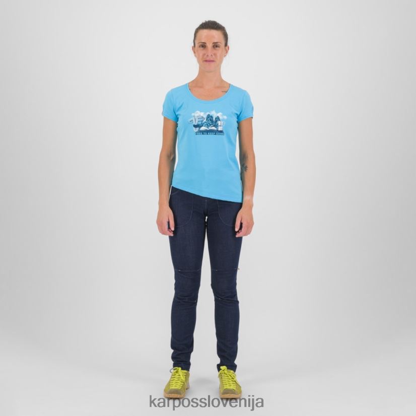 majica| modri atol P4ZDFZ1361 Karpos anemone evo w majica ženske