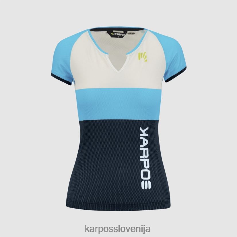 majica| modri atol/beli/kapitan neba P4ZDFZ1245 Karpos preselil evo w dres ženske
