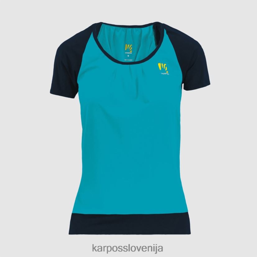 majica| modri atol/kapitan neba P4ZDFZ1279 Karpos cengia z majico ženske