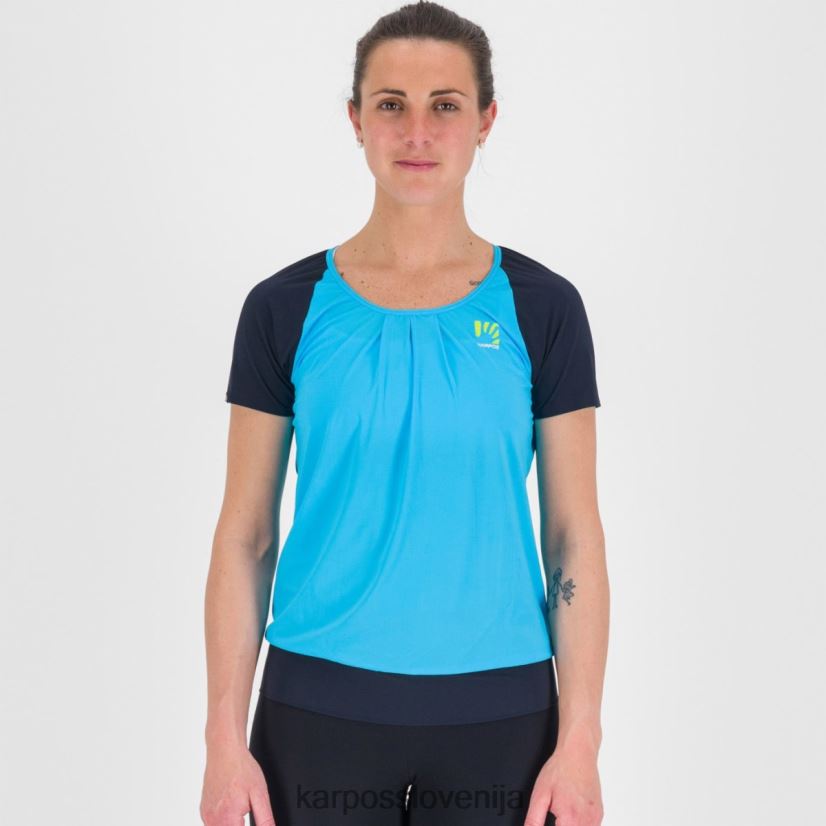 majica| modri atol/kapitan neba P4ZDFZ1279 Karpos cengia z majico ženske