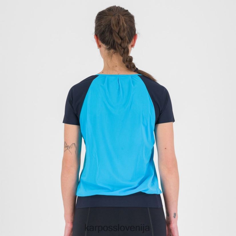 majica| modri atol/kapitan neba P4ZDFZ1279 Karpos cengia z majico ženske