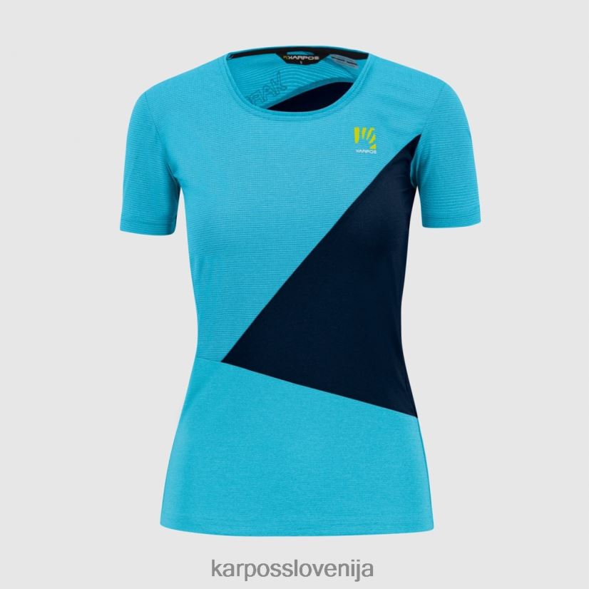 majica| modri atol/kapitan neba P4ZDFZ1280 Karpos nuvolau z dresom ženske