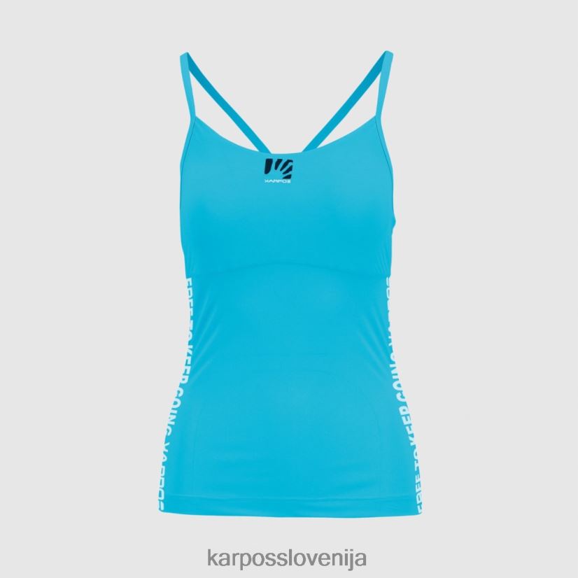 majica| modri atol/kapitan neba P4ZDFZ1285 Karpos easyfrizz z vrhom ženske