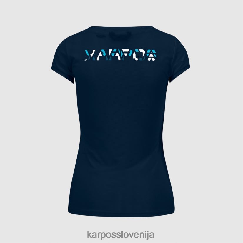 majica| nebesni kapitan/beli/modri atol P4ZDFZ1375 Karpos loma w dres ženske