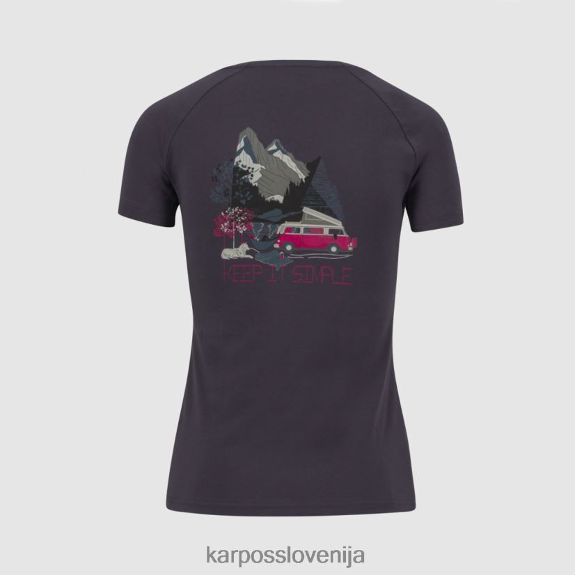 majica| ombre modra P4ZDFZ1367 Karpos genzianella z majico ženske