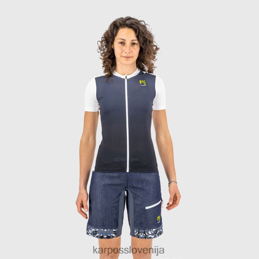 majica| ombre modra/bela P4ZDFZ1228 Karpos verve evo w dres ženske