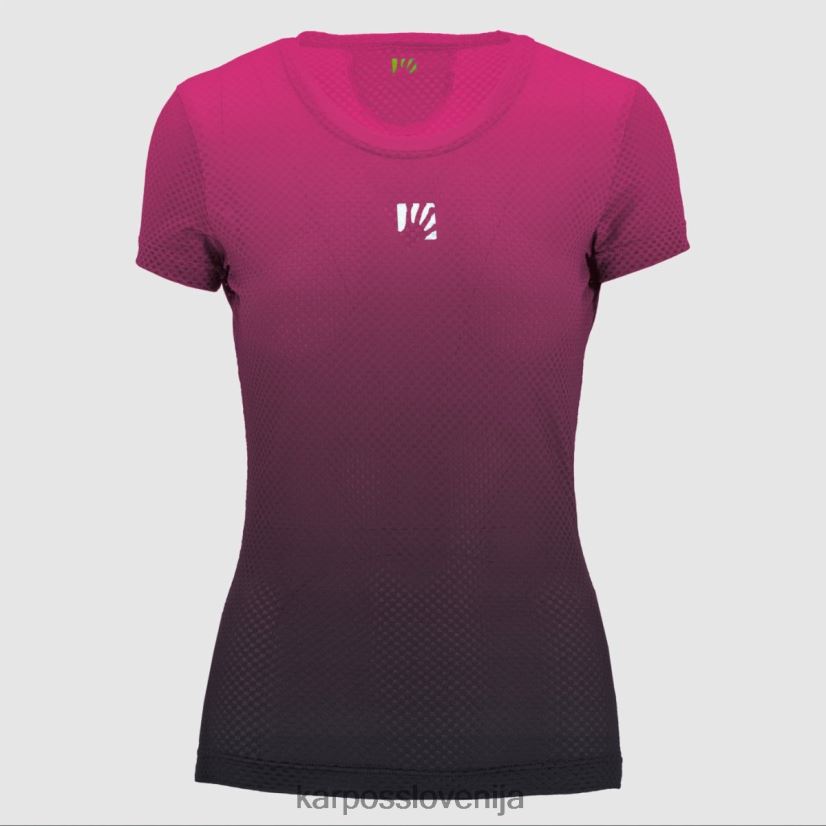 majica| ombre modra/kabaret P4ZDFZ1317 Karpos verve mrežasta majica s kratkimi rokavi ženske