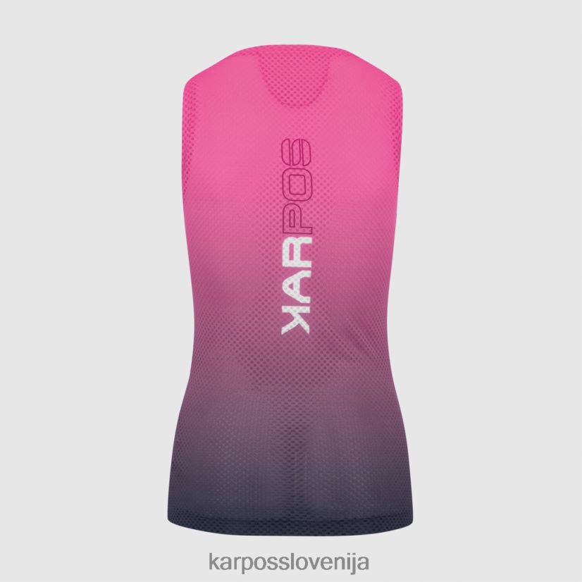 majica| ombre modra/kabaret P4ZDFZ1352 Karpos Verve mreža z brez rokavov ženske