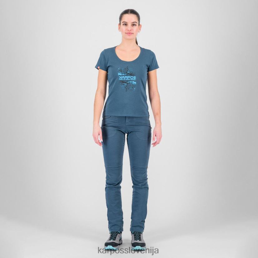 majica| polnoč P4ZDFZ1334 Karpos krokus z majico ženske