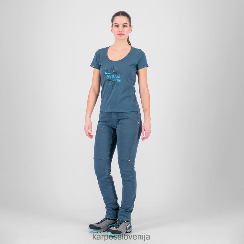 majica| polnoč P4ZDFZ1334 Karpos krokus z majico ženske
