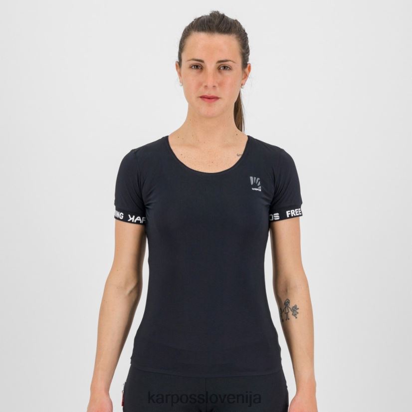 majica| Črna P4ZDFZ1275 Karpos easyfrizz z majico ženske