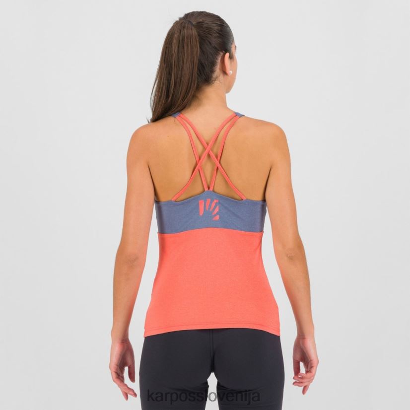 majica| vintage indigo/vroča korala P4ZDFZ1327 Karpos bik evo w top ženske