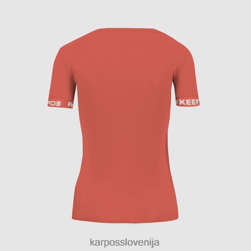 majica| vroče korale P4ZDFZ1273 Karpos easyfrizz z majico ženske
