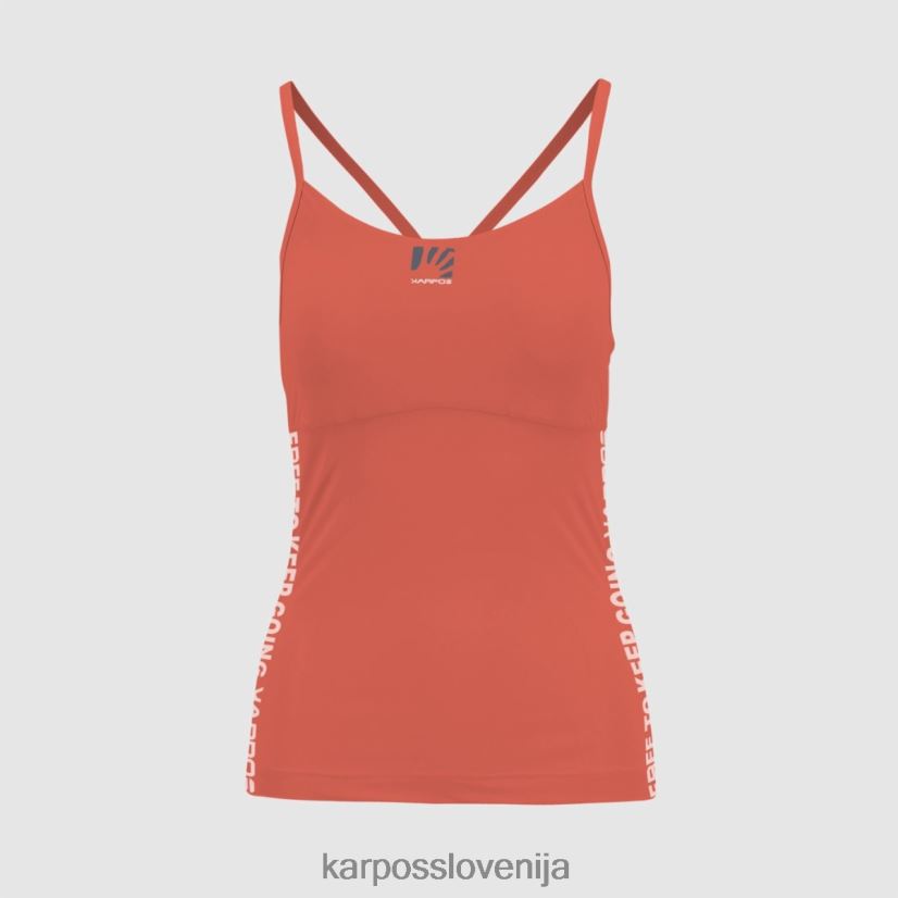 majica| vroče korale P4ZDFZ1290 Karpos easyfrizz z vrhom ženske