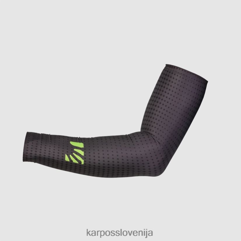toplejše| črno/zelen fluo P4ZDFZ929 Karpos grelniki za roke lavaredo ženske